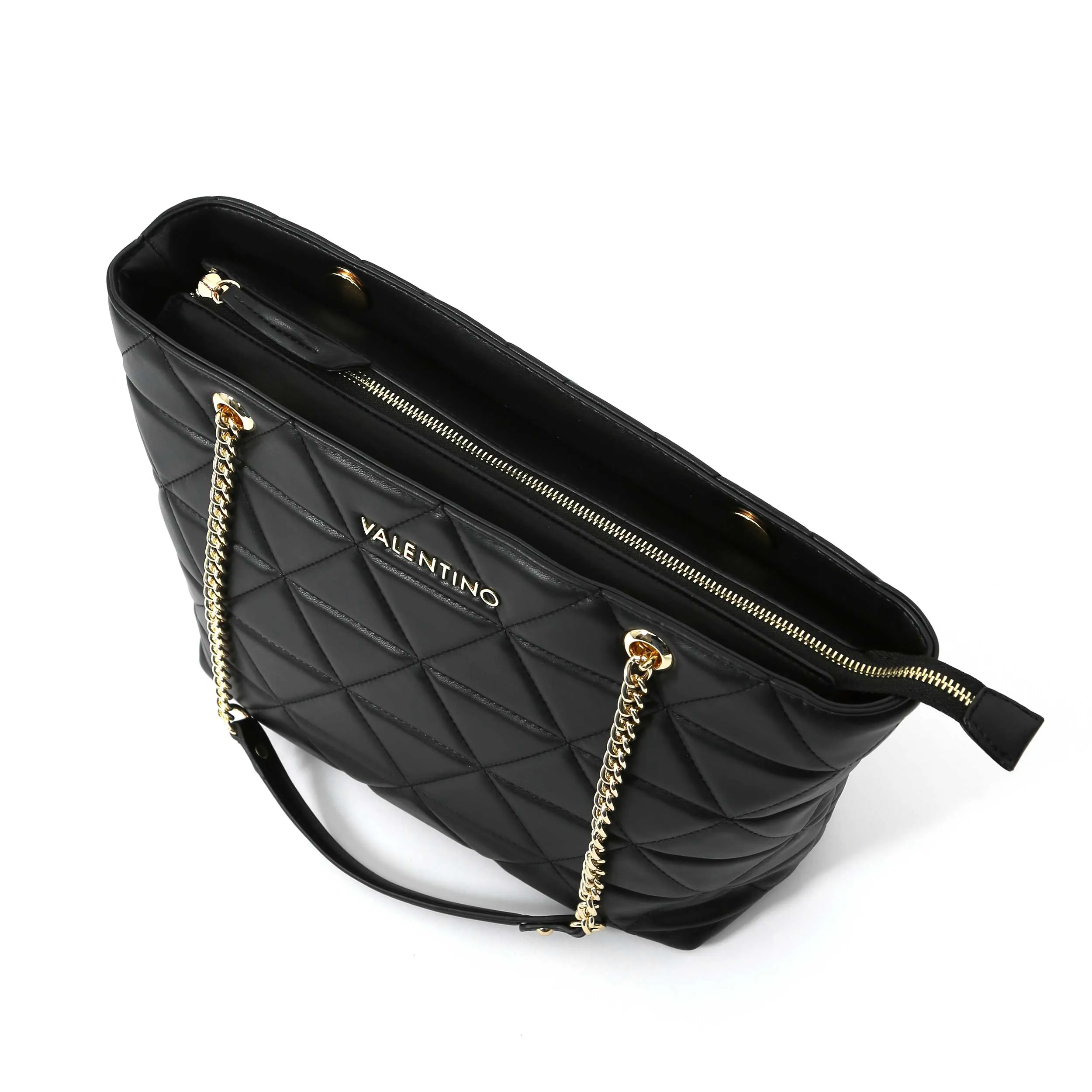 Valentino Bags Carnaby Ladies Shopper Bag in Black