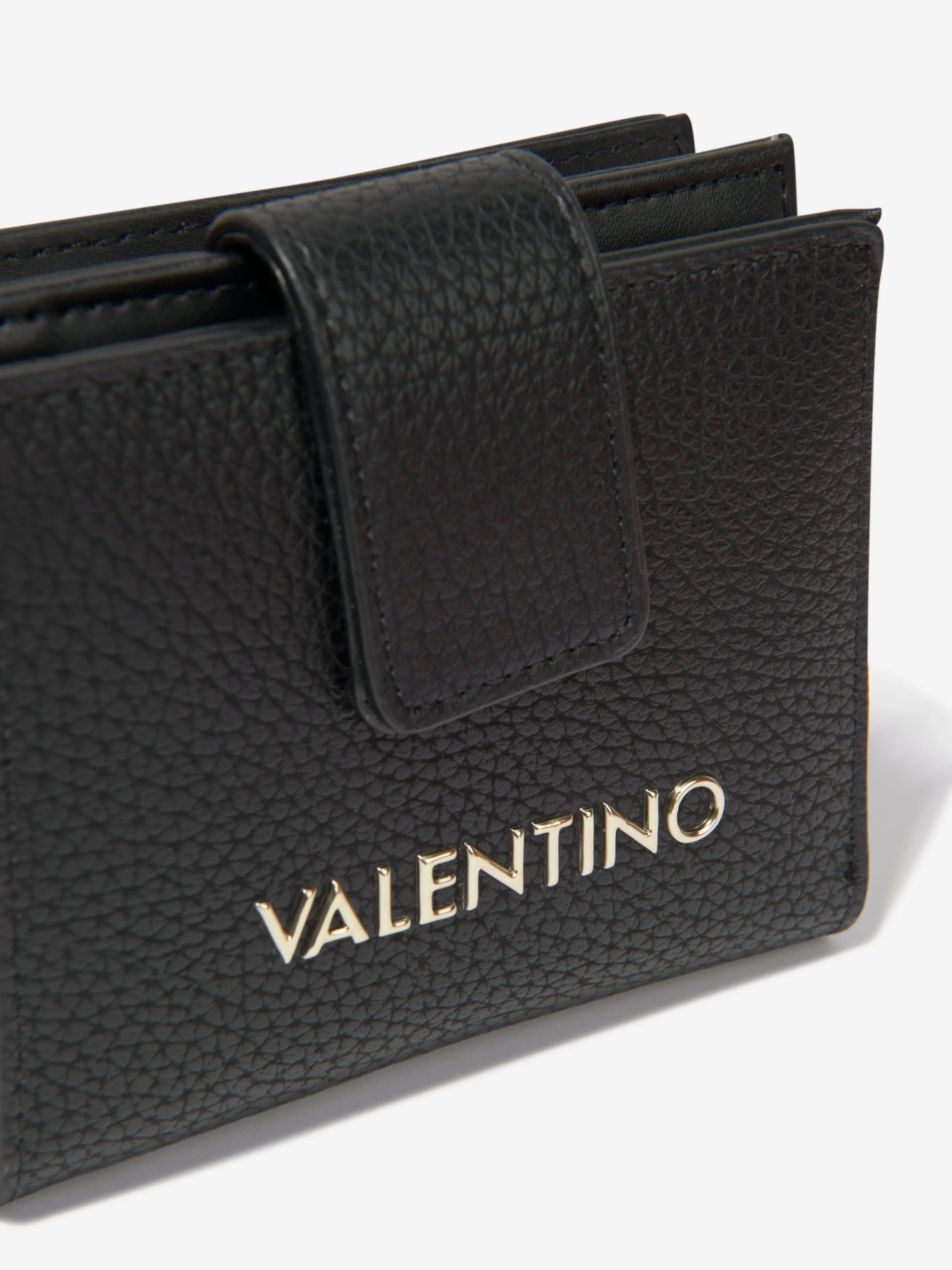 Valentino Girls Alexia Zip Around Wallet in Black (W: 19.5cm)