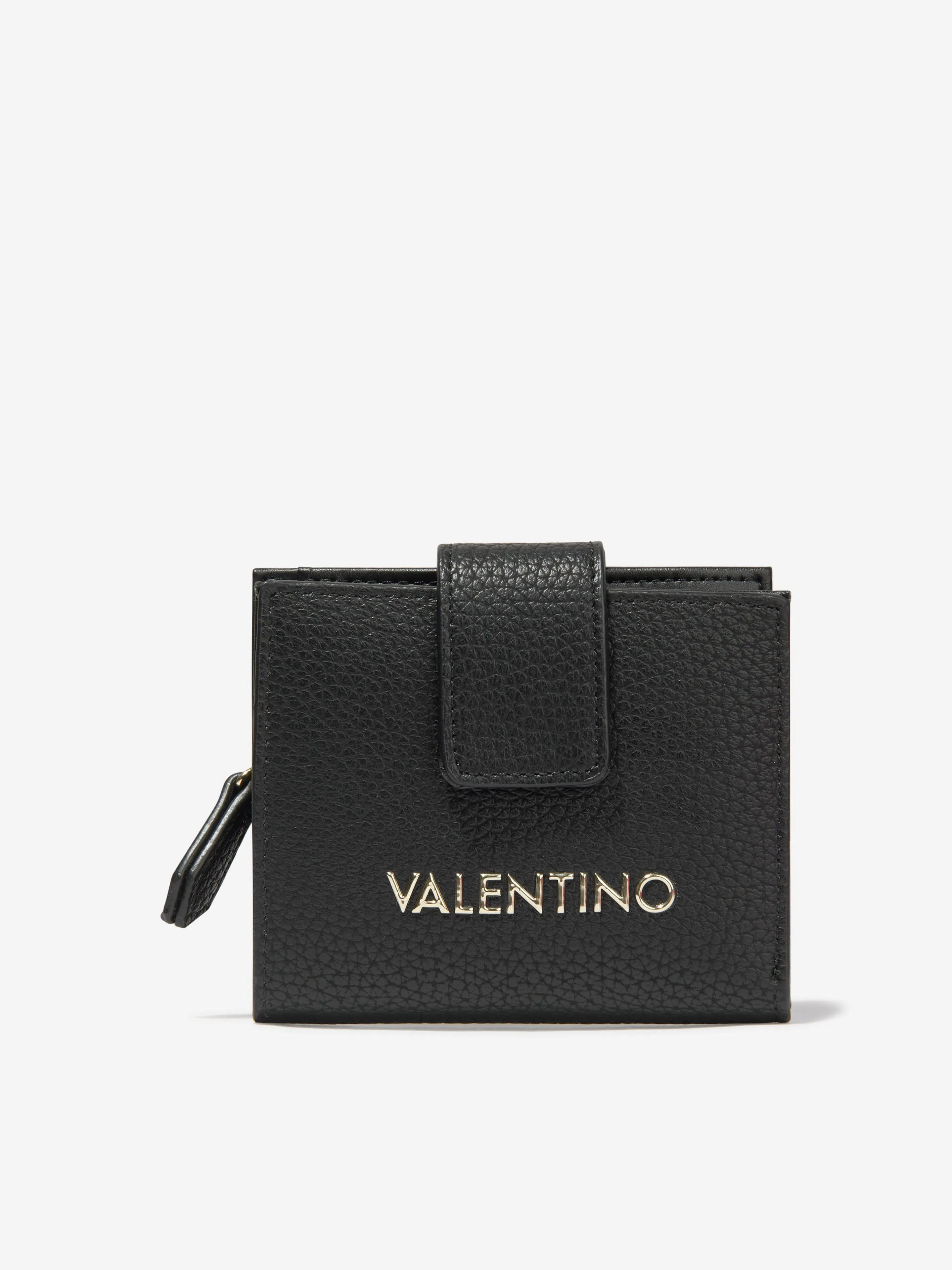 Valentino Girls Alexia Zip Around Wallet in Black (W: 19.5cm)