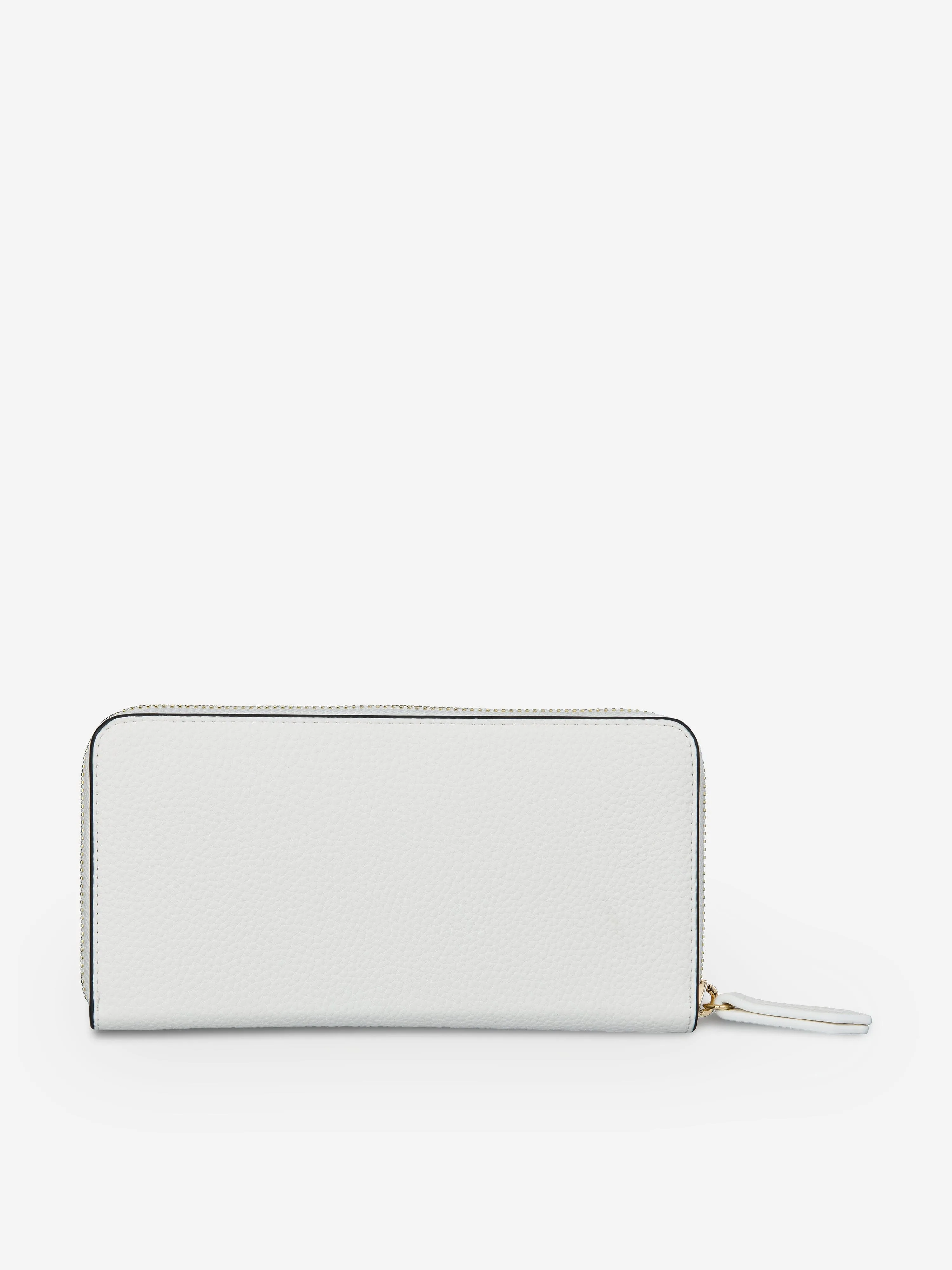 Valentino Girls Katong Zip Around Wallet in White (10cm)