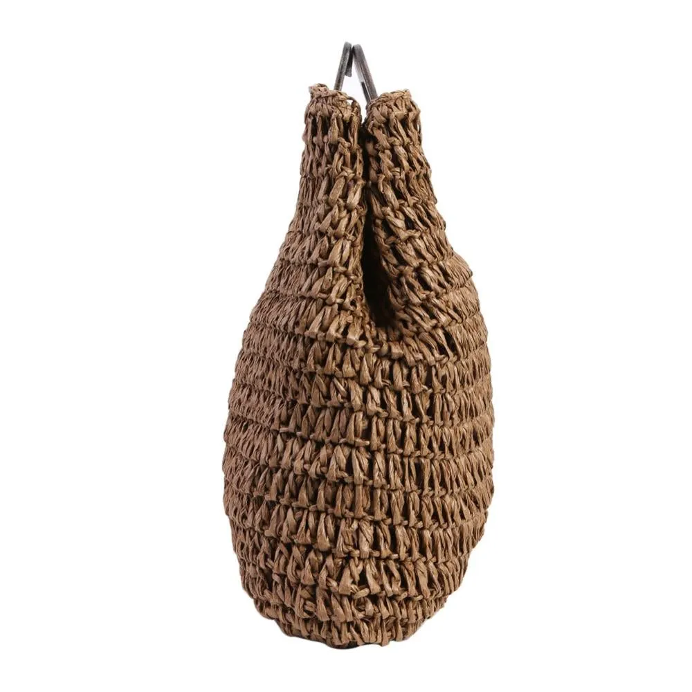 Vintage Women's Large Capacity Bohemian Handmade Straw Bag